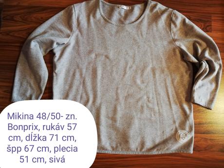 Mikina 48/50, bonprix,50