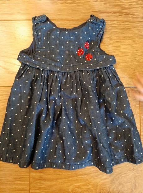 Bodkované šaty, baby club,74