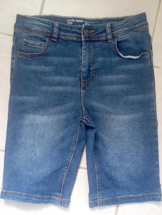 Riflové šortky kraťase, denim co,152