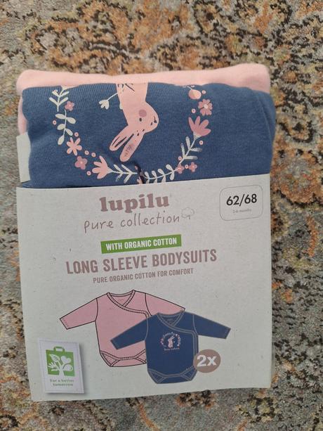 Dievčenské body pre bábätká, 2 kusy, lupilu,62