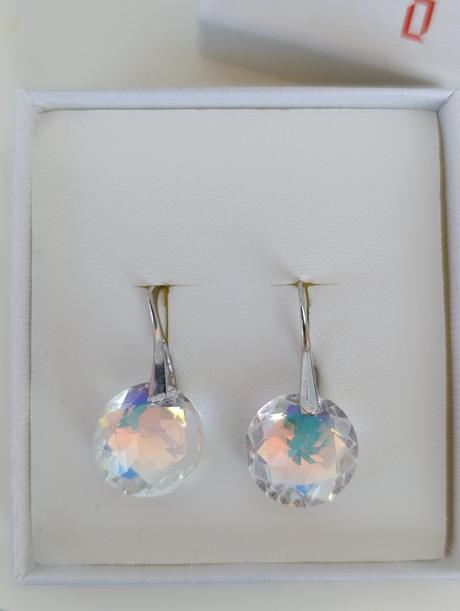Náušnice swarovski,