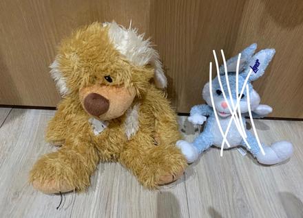 Plysaky zajko lenor a psik,