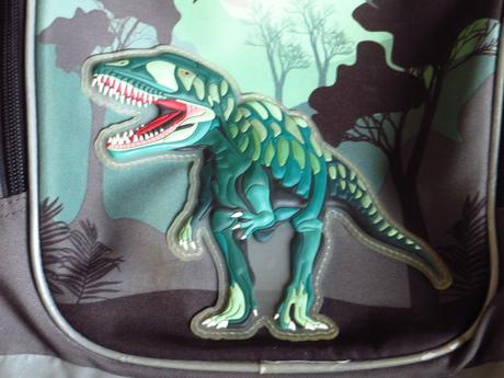 Školská aktovka s dinosaurom topgal + doplnky, 
