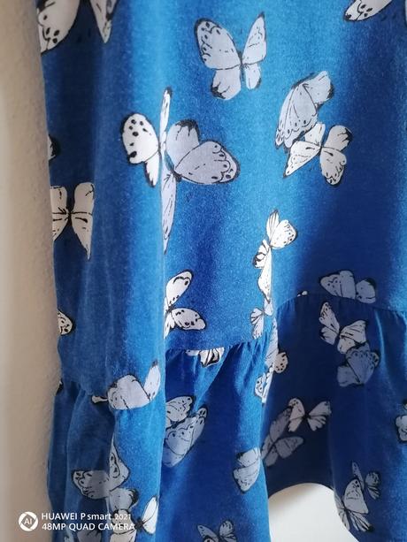 Letné šaty motýle, h&m,98