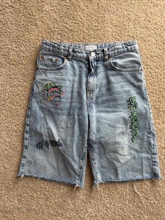 Detske riflove kratasy zara, zara,164