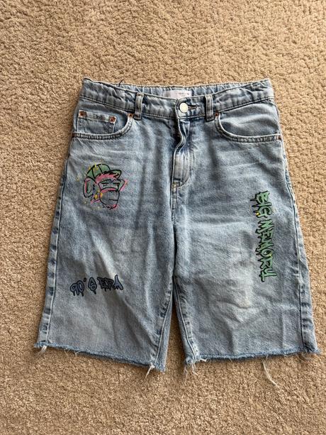 Detske riflove kratasy zara, zara,164