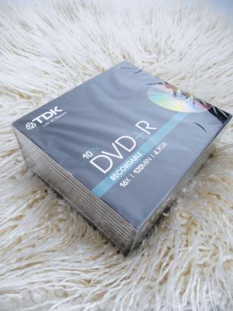 Tdk dvd +r,