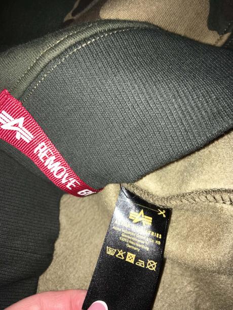 Alpha industries panska nova mikina+privesok, xxl