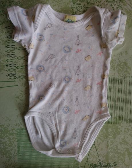 3 ks body s motívom kr, label baby, 74-80 cm, 80