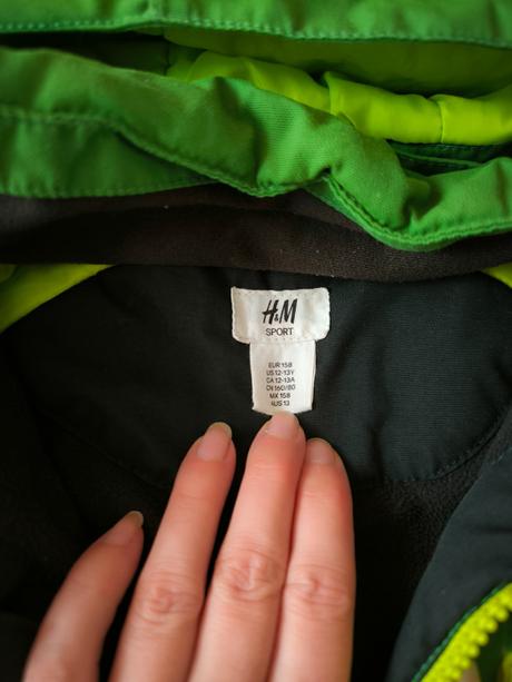 Bunda,aj na lyžovačku, h&m,158