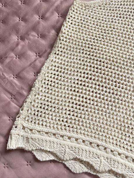 Krémový pletený top pigalle s, s