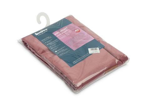Sensillo zamatová detská deka ružová 75x100cm,