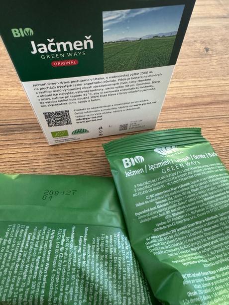 Jačmeň v tabletkách 2x70g gw, 