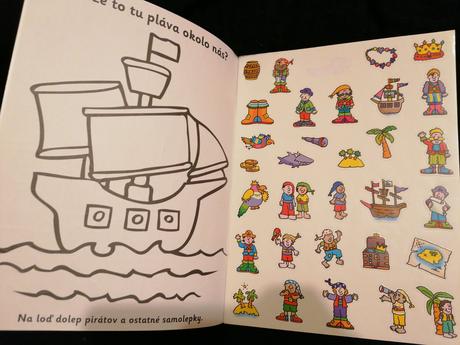 Piráti 333nálepiek + autá, 