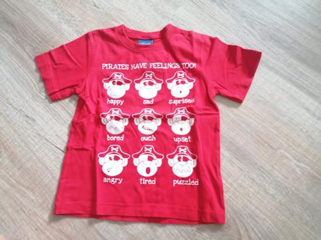 Červene tričko s pirátmi, cherokee,104