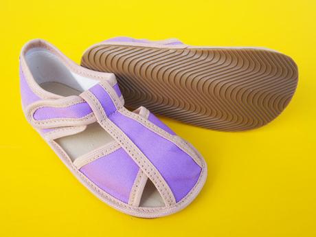 Detské barefoot papučky milash rachel fialkové, 22 - 32