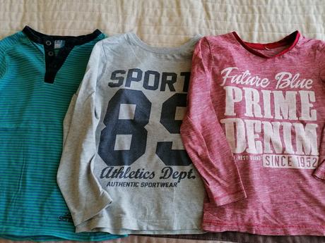 3x tričko dl. rukáv v. 116, palomino,116