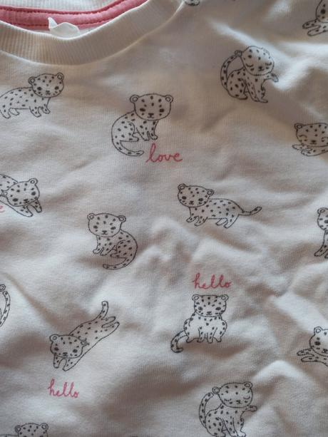 Biela mikinka 104, h&m,104