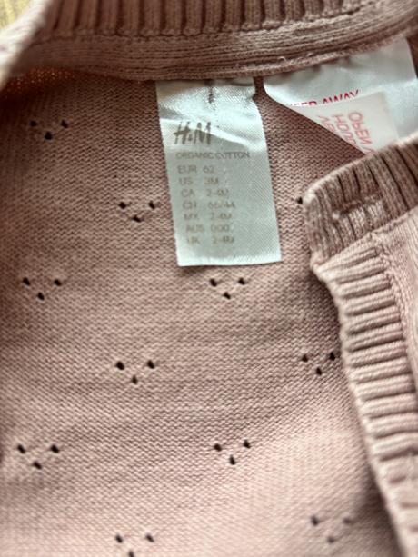 Overal s mašľou, h&m,62