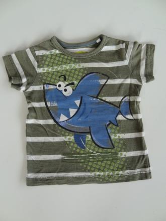 Pásikavé tričko next so žralokom, next,80