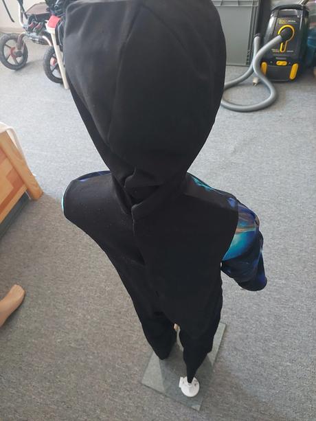 Kostra v tme svietiaca maska na karneval veľ.5-6r,