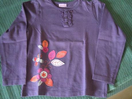 Slávnostné tričko s ozdobnou aplikáciou, veľk. 5-6, cherokee,116