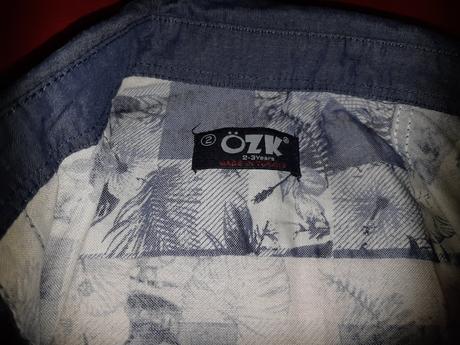 Košeľa pre malého fešáka na 2-3 roky, 104