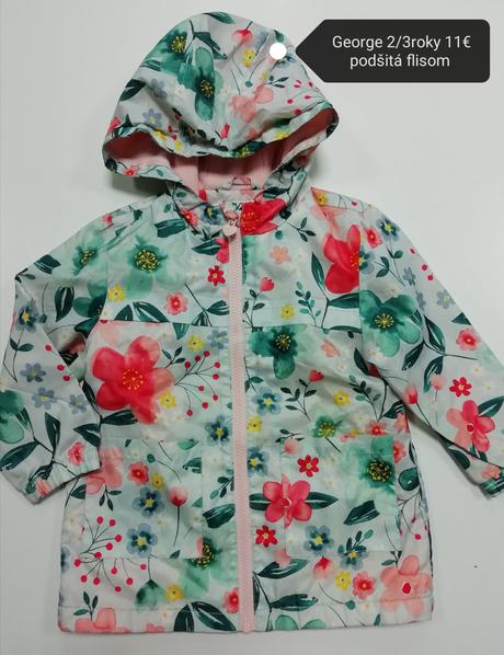 Kvetinová prechodná bunda, george,98