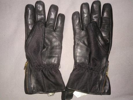 Kožené pánske zimné športové rukavice, m