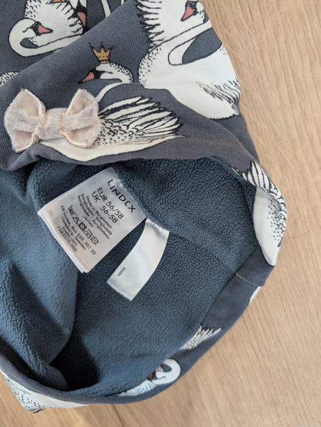 Úpletová čiapka lindex s flísovou podšívkou, 56-58, lindex,116