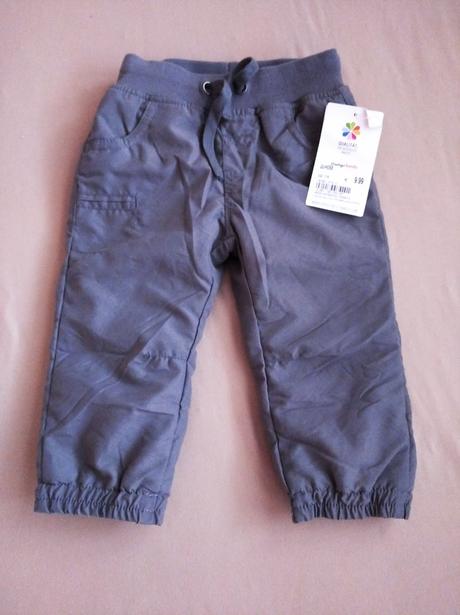 Zateplené nohavice, topomini,74