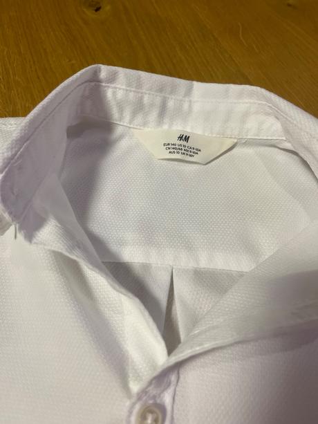 Biela košeľa, h&m,140