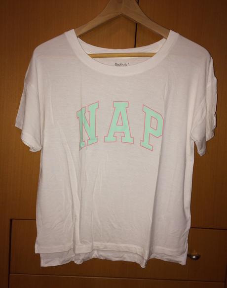Hebké tričko (nielen) na spanie gap, gap,m