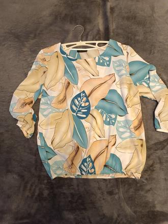Blúzka/top s listami - m/l, m