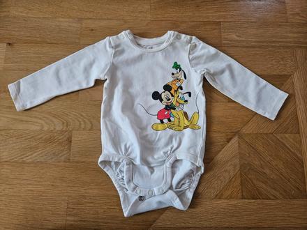 H&m disney body s dlhým rukávom zadarmo k nákupu, h&m,68