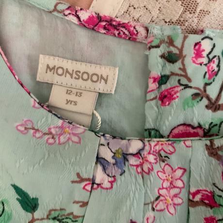 Bavlnené šaty monsoon č. 152/158, 12-13 rokov, monsoon,152