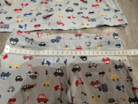 Pyžamko autíčka v98-104,čistá bavlna, hrubšie, 98
