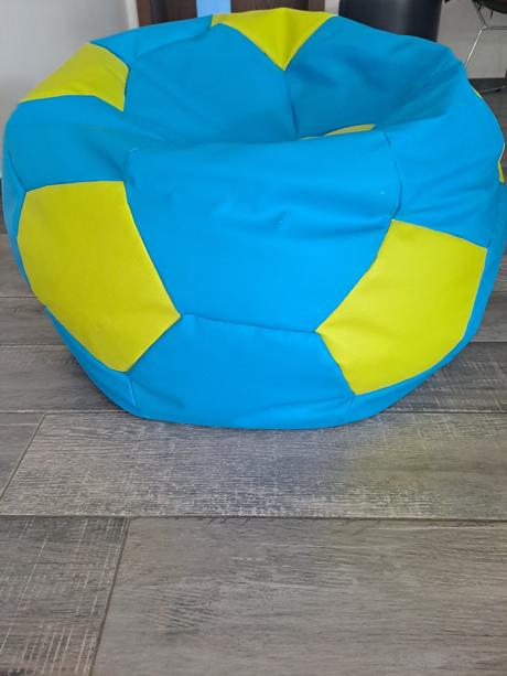 Sedací vak, veľký, futbalová lopta, 
