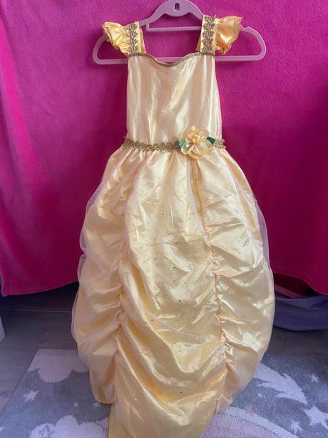 Šaty bell z rozprávky kráska a zviera, 