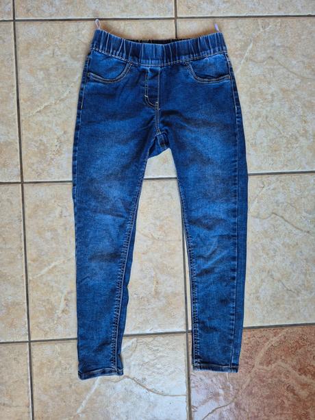 C&a dievčenské modré džínsy 128, american eagle,128
