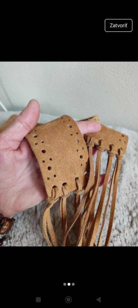 Dámsky kožený opasok, 