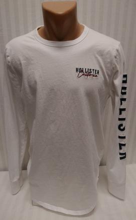 Pánske biele tričko, hollister, m, hollister,m