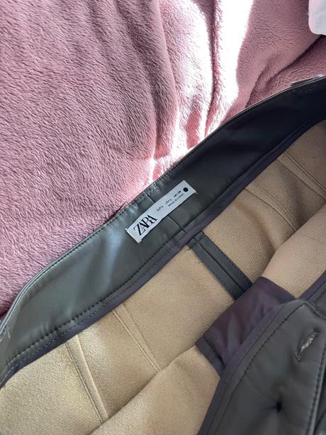 Kožené nohavice, zara,l