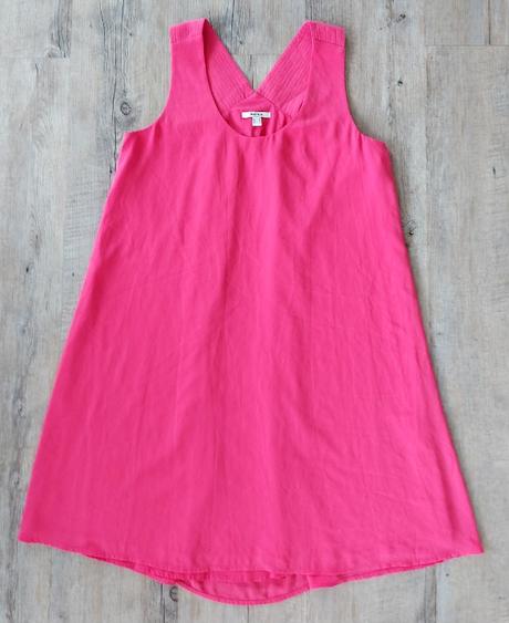 Rúžové šaty a-čkového strihu, mexx,36