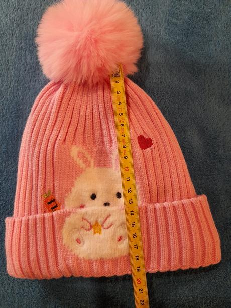 Čiapka so zajačikom ružová, 110