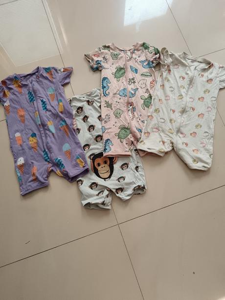 Lindex letne pyzamka 4ks, lindex,98