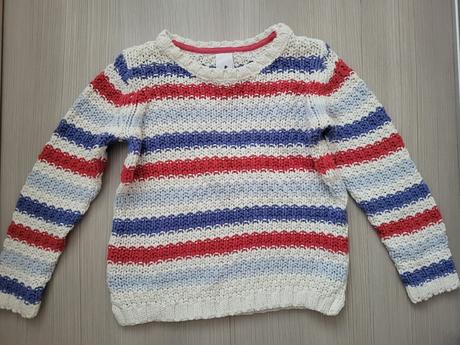 Pásikavý pulovrík, palomino,128