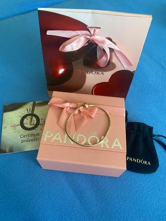 Pandora rosegold naramok, pandora
