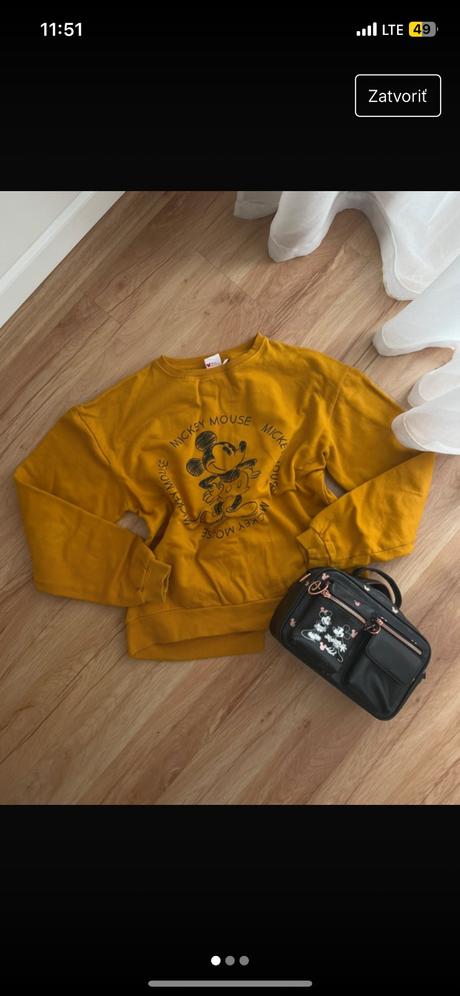 Stylova mikina mickey mouse, 170