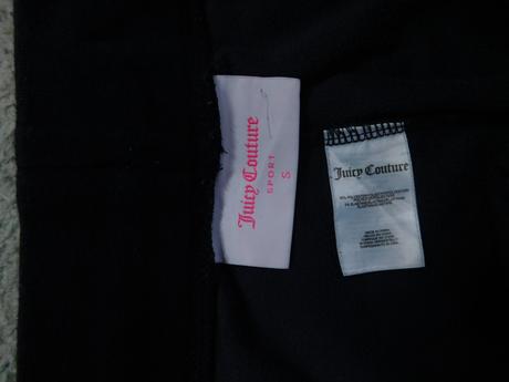 Zamatové tepláky juicy couture, s